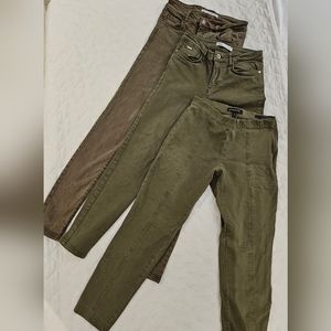 SALE!  3 pants bundle!! Bundle.Zara and Banana Republic  pants bundle